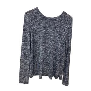 Old Navy Tulip‎ Blackjack Sweater Women Medium Heather Black Lightweight  Casual